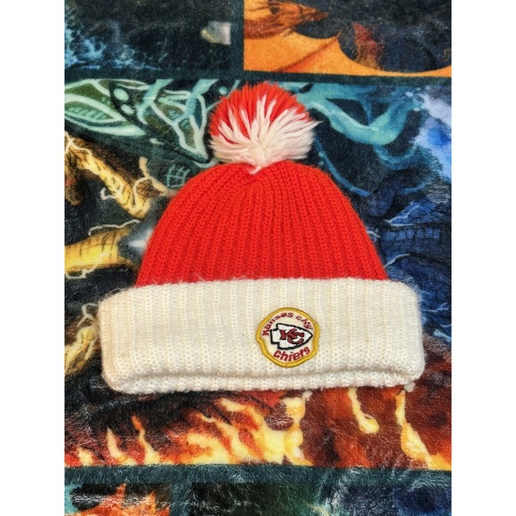 Other - Vintage Kansas City Chiefs Beanie‎ One Size